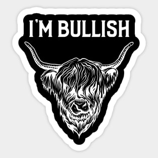 I'm Bullish Sticker